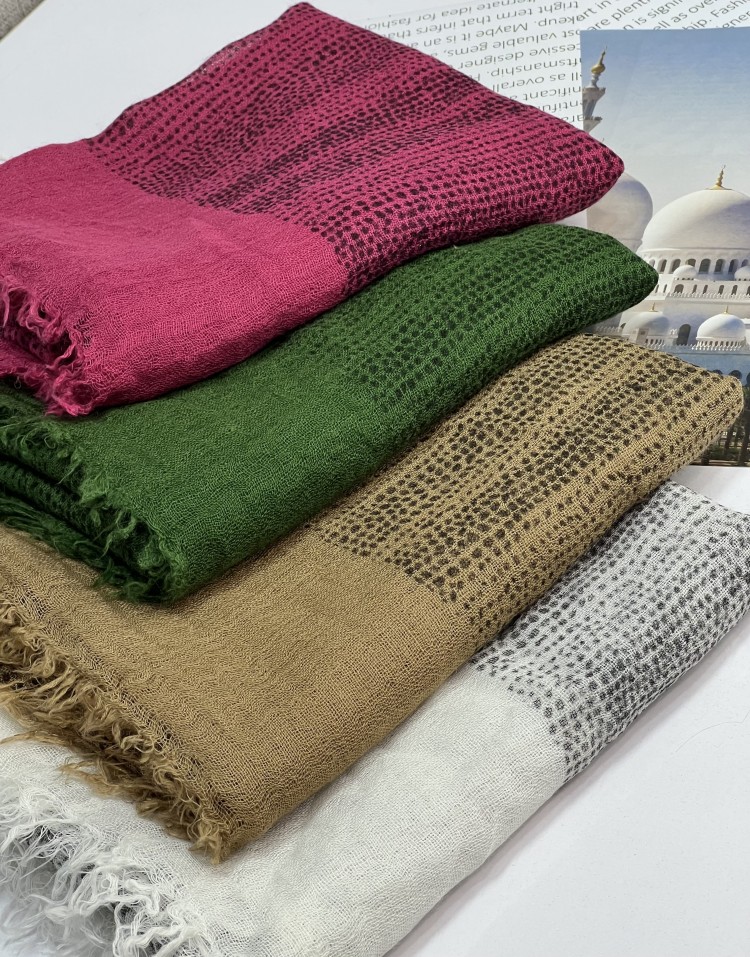 شال کنفی خالدار وارداتی code:2435
