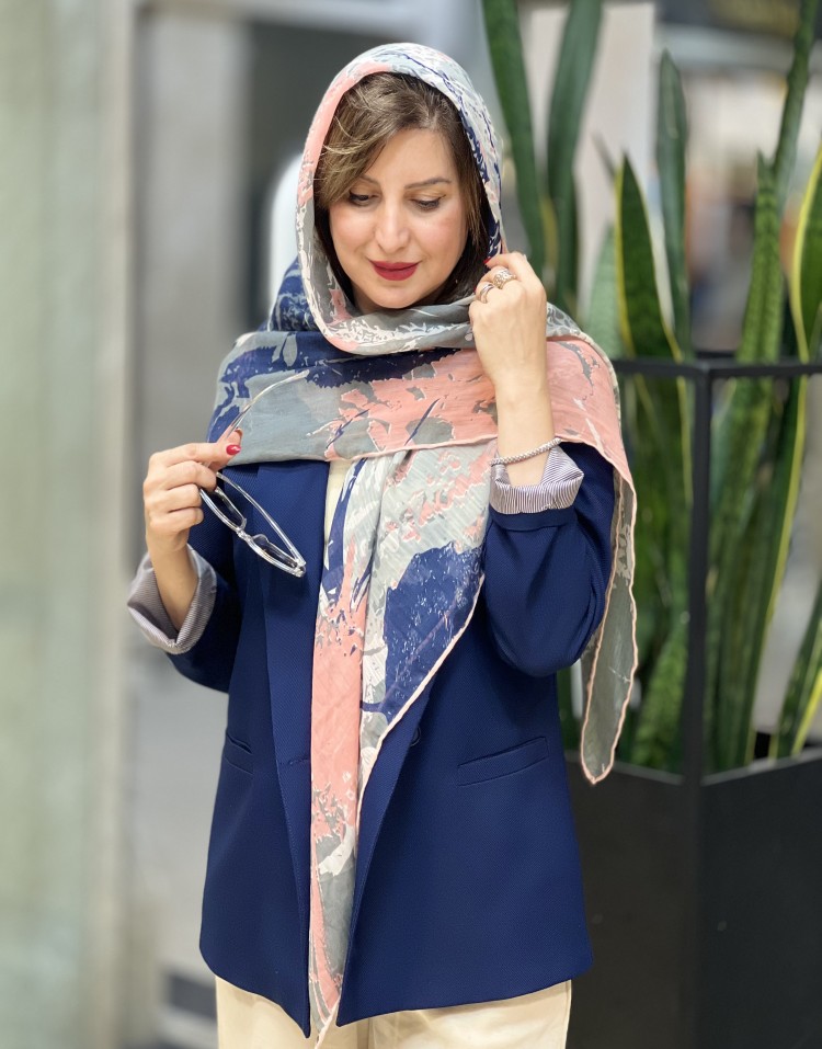روسری طرحدار متنوع وارداتی code:2438