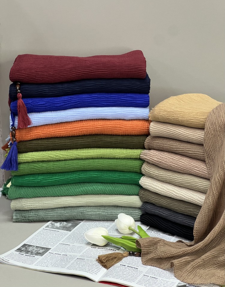 شال منگوله چوبی مربعی وارداتی code:2187