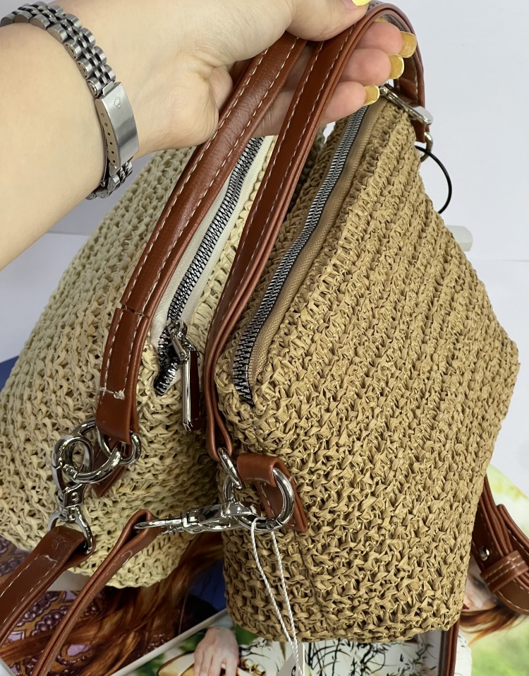 کیف دستی حصیری وارداتی code:2457
