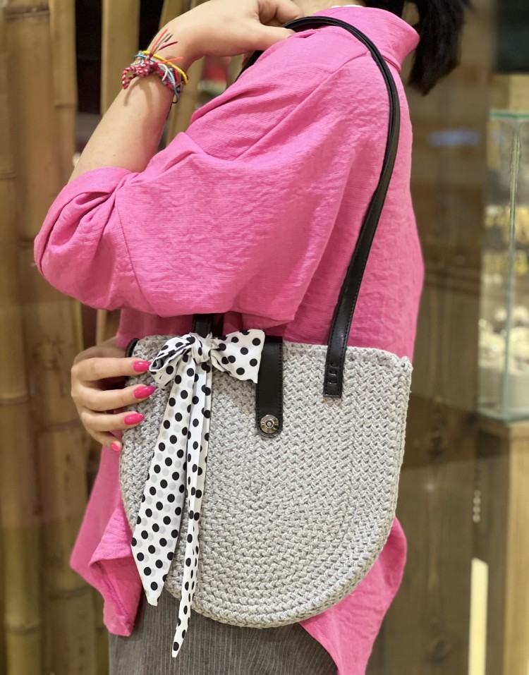کیف کنفی دستبافت ریرا code:2660