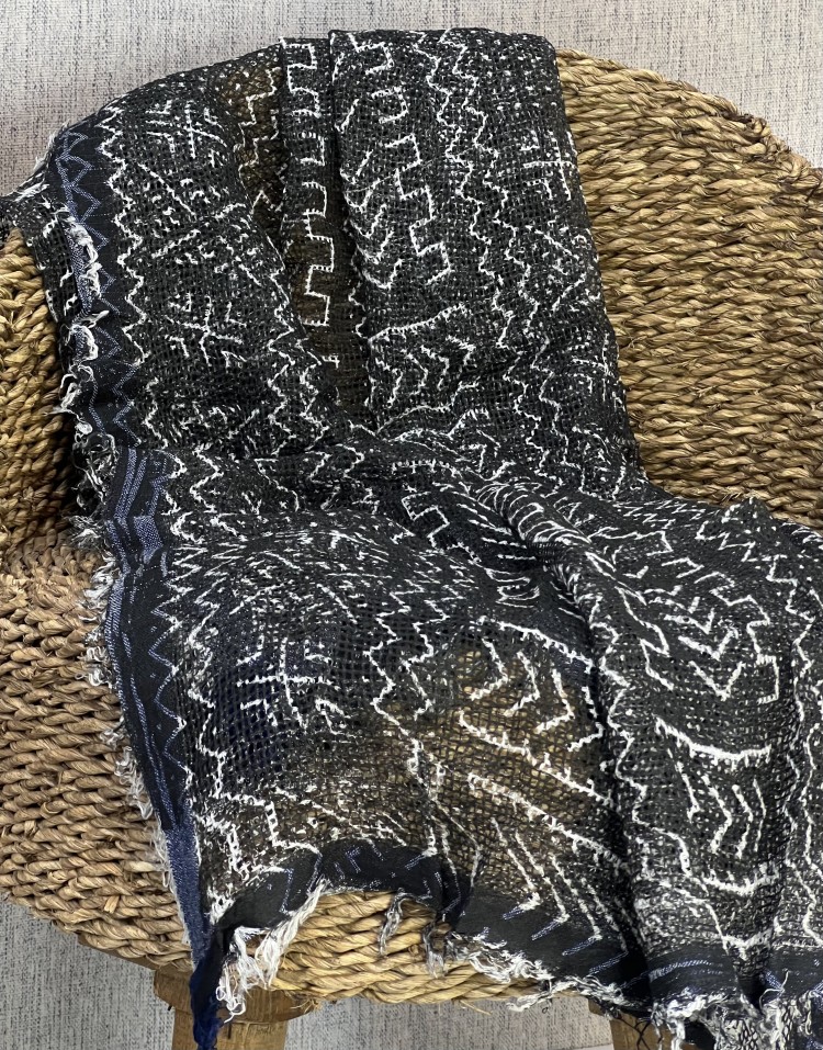 شال حصیری طرحدار مزونی وارداتی code:2680