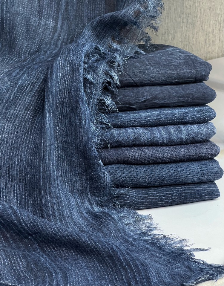 شال میکس سرمه ای وارداتی code:2558