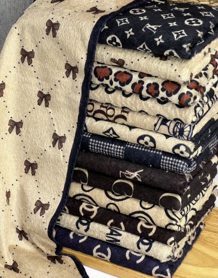 شال مخمل طرحدار code:2880