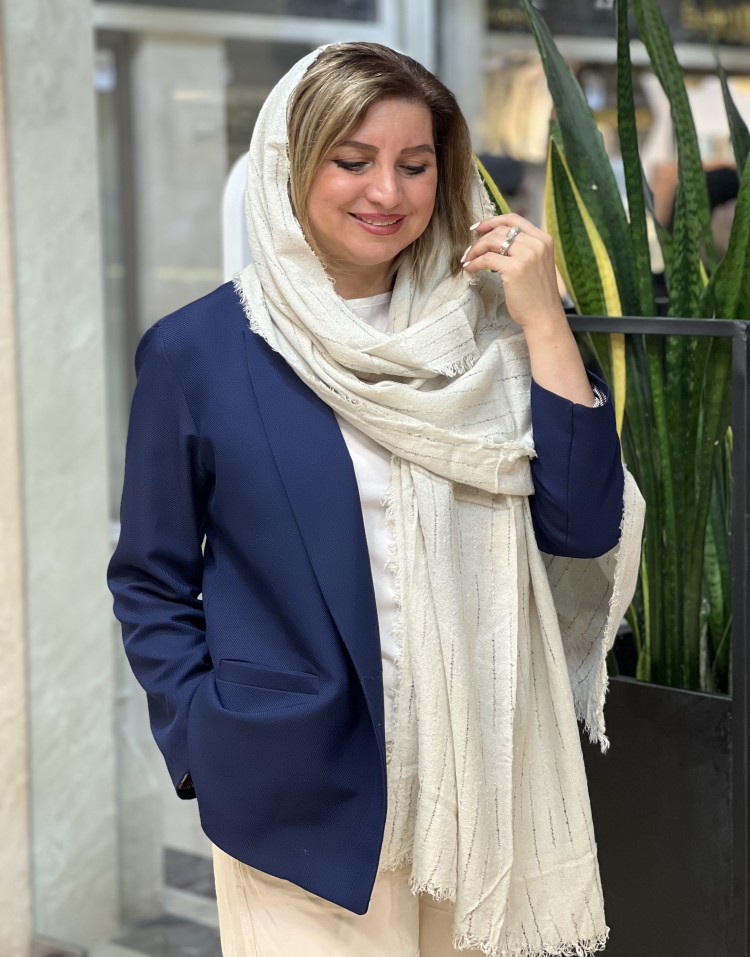 شال کنفی دورریش خطی وارداتی code:2858