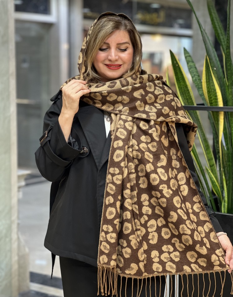 شال پلنگی دورو وارداتی code:2905