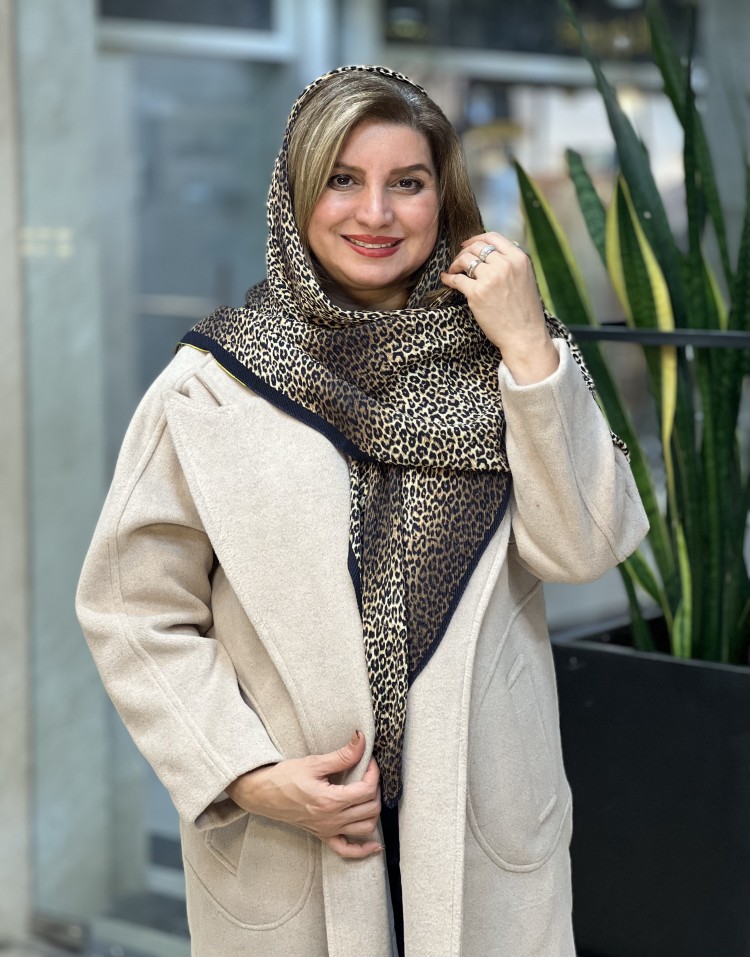 روسری پلنگی پلیسه code:2954