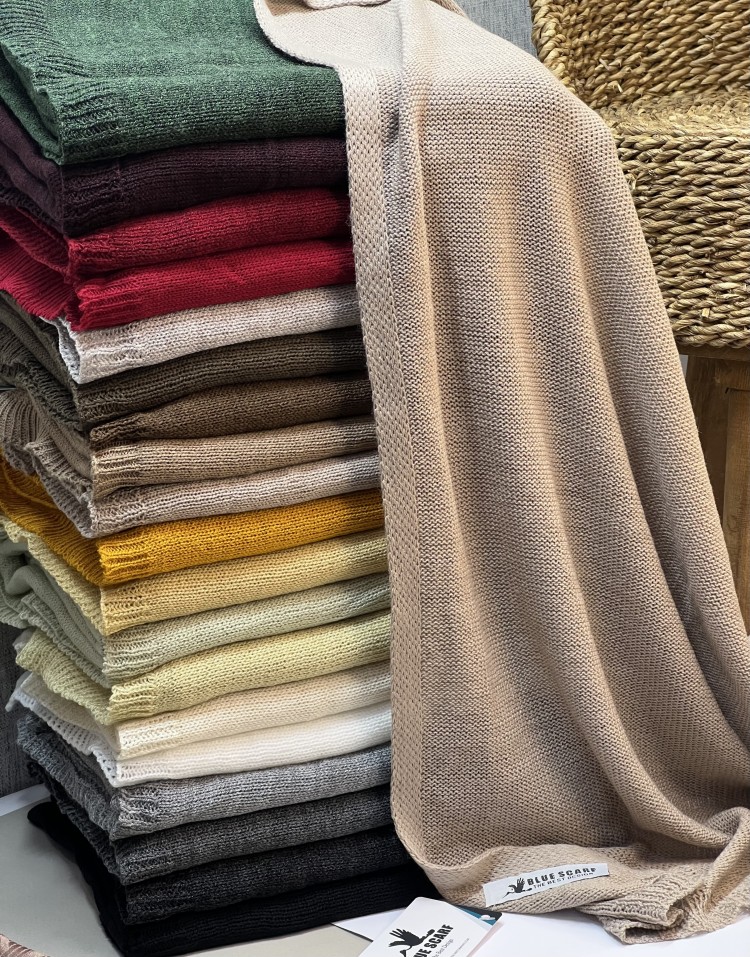 شال بافت بلو code:3003