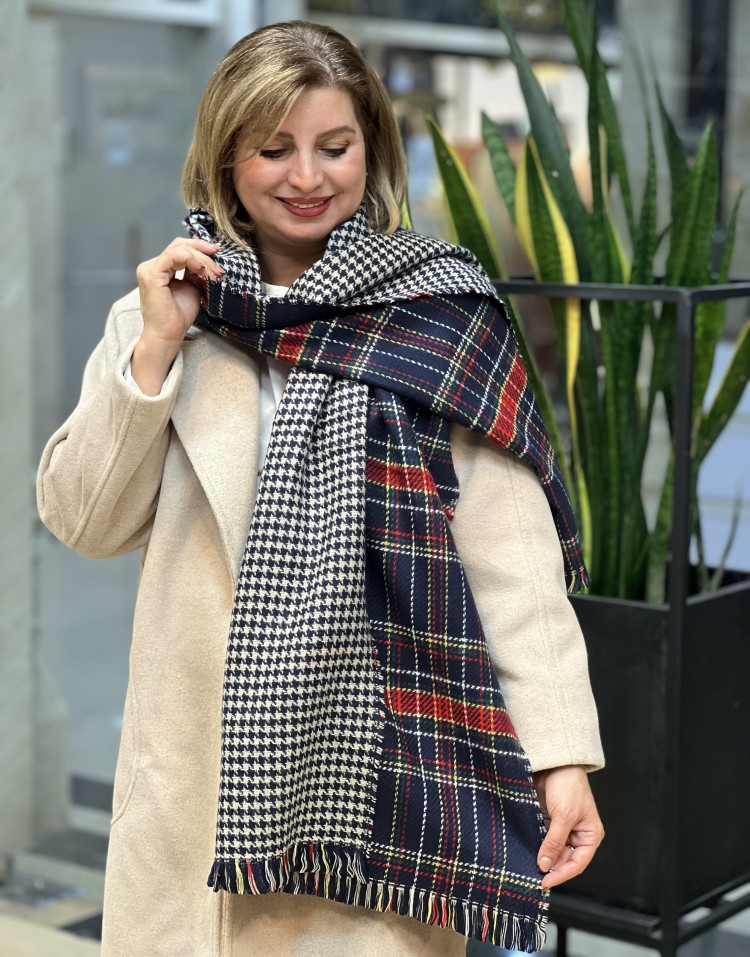 شال موهر دورو وارداتی تک رنگ code:2902