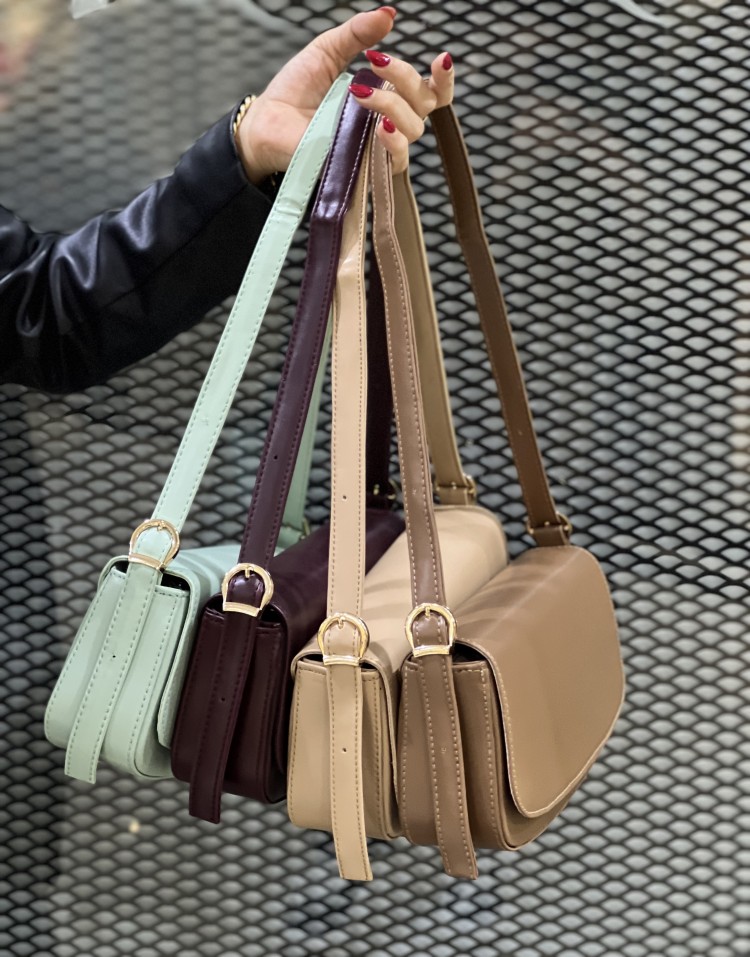 کیف رو دوشی چرمی رُزتا code:3042