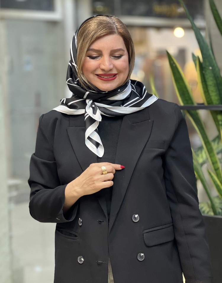 روسری ابریشم تویل وارداتی code:3076