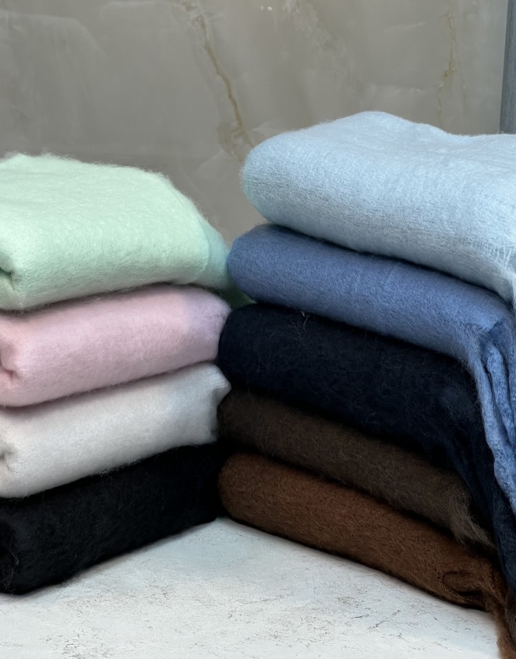 بیگ اسکارف پینترستی موهر پشمی وارداتی code:1777