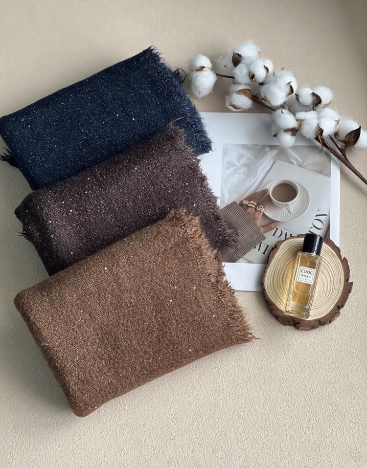 شال بوکله حوله ای دورریش وارداتیcode:3122