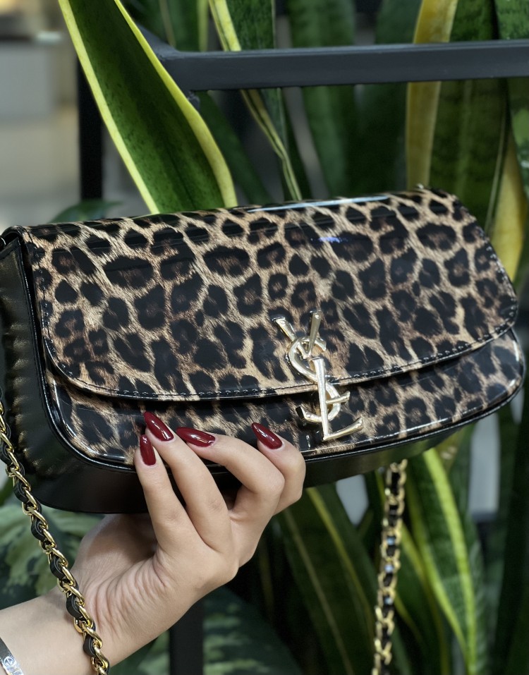 کیف رو دوشی پلنگی برند ایو سن لورنcode:3152