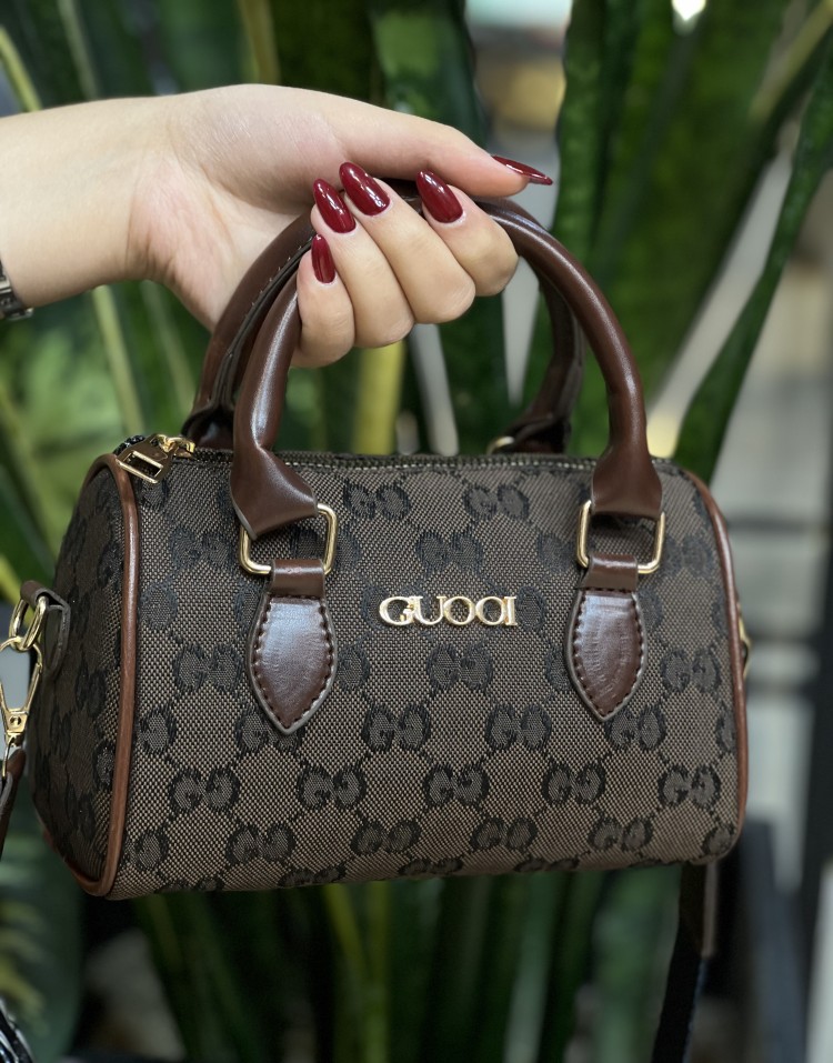 کیف دستی مارک گوچی قهوه ایcode:3163