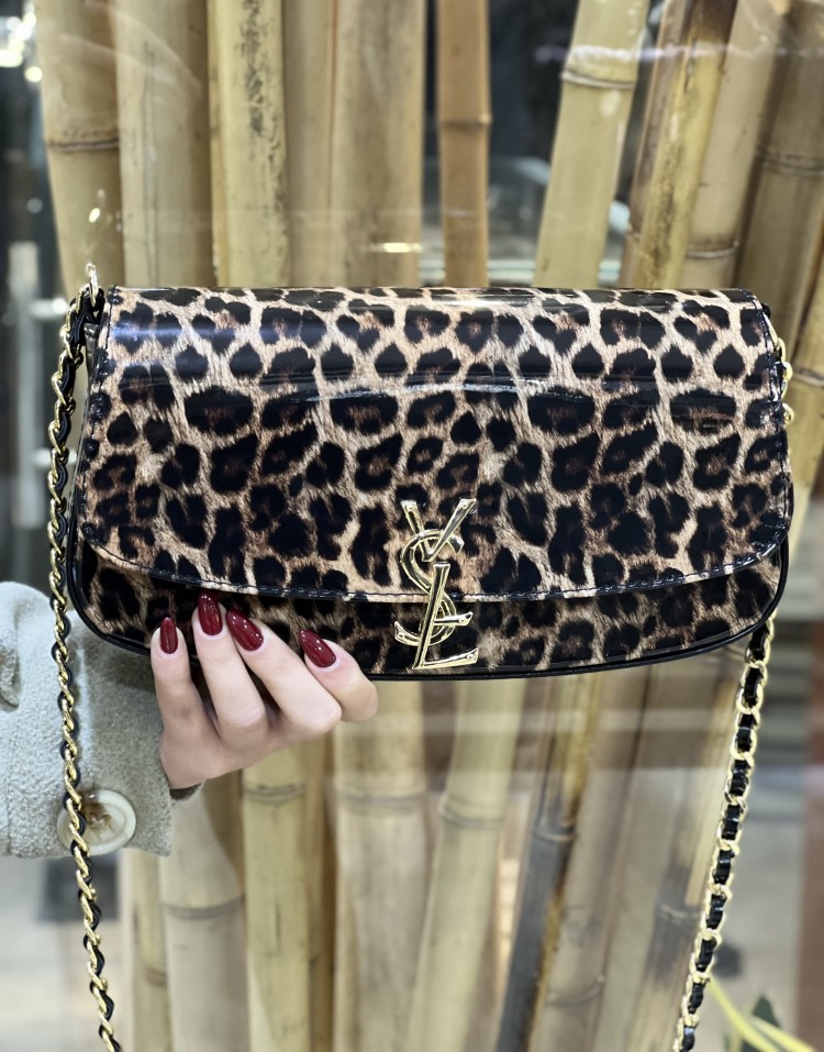 کیف رو دوشی پلنگی برند ایو سن لورنcode:3152