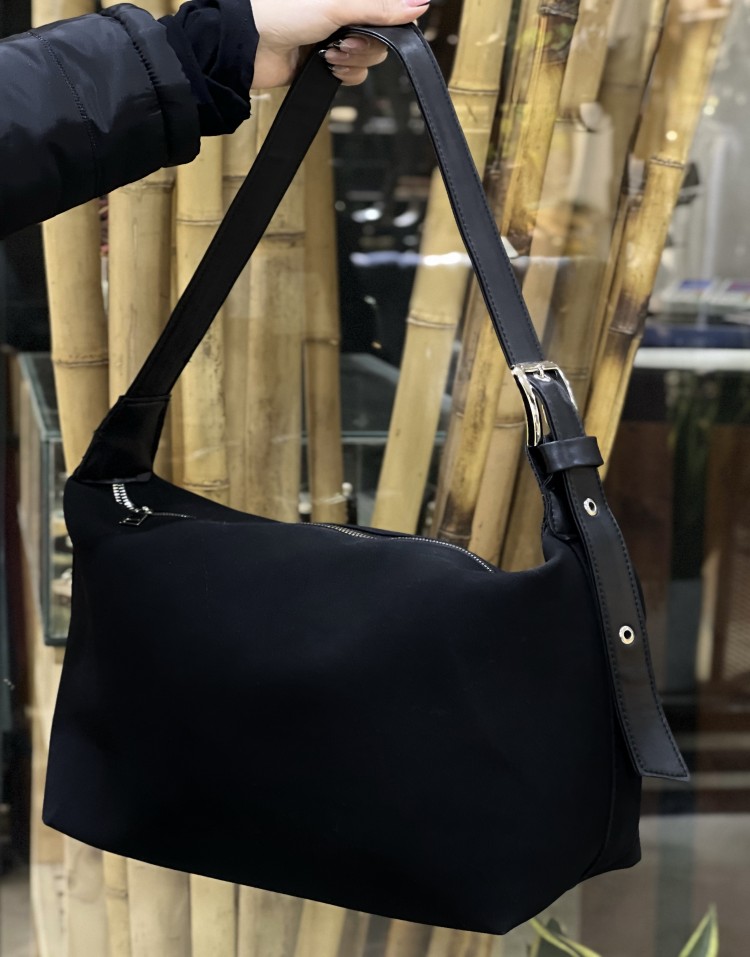 کیف سوییت بند چرمی مشکی code:3230