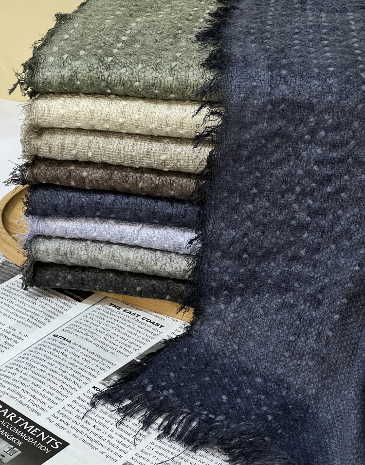 شال کنفی حاشیه برفکی وارداتی code:3247