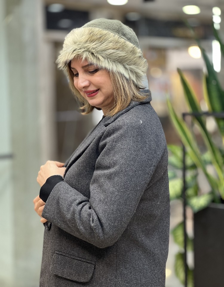 کلاه روسی حاشیه خزدار وارداتی code:3248