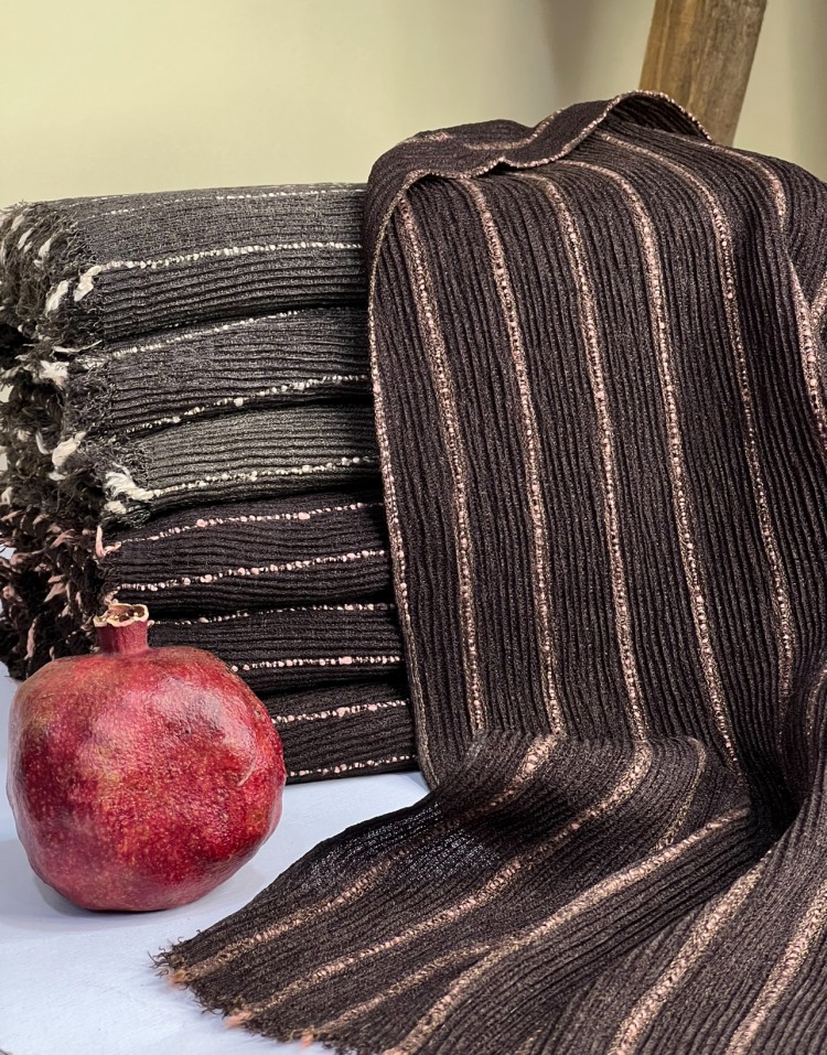 شال پلیسه خطی  code:2933