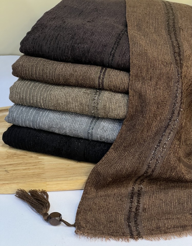 شال نخی پاییزه کبریتی code:3023