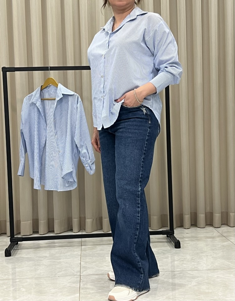 شومیز راه راه code:3306