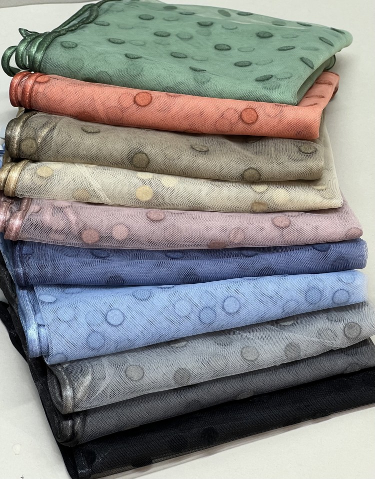 مینی اسکارف تور خال خالی code:3319