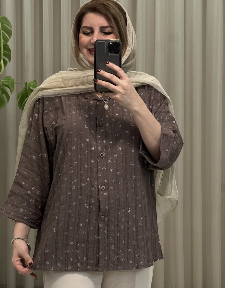 شومیز طرح پاپیون code:3330