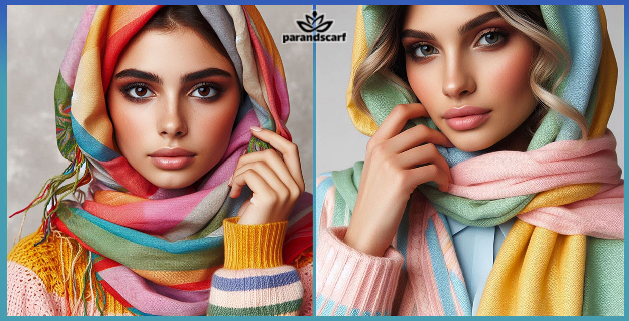 رنگ پاستلی چیست و شال پاستلی را چگونه ست کنیم؟ 2